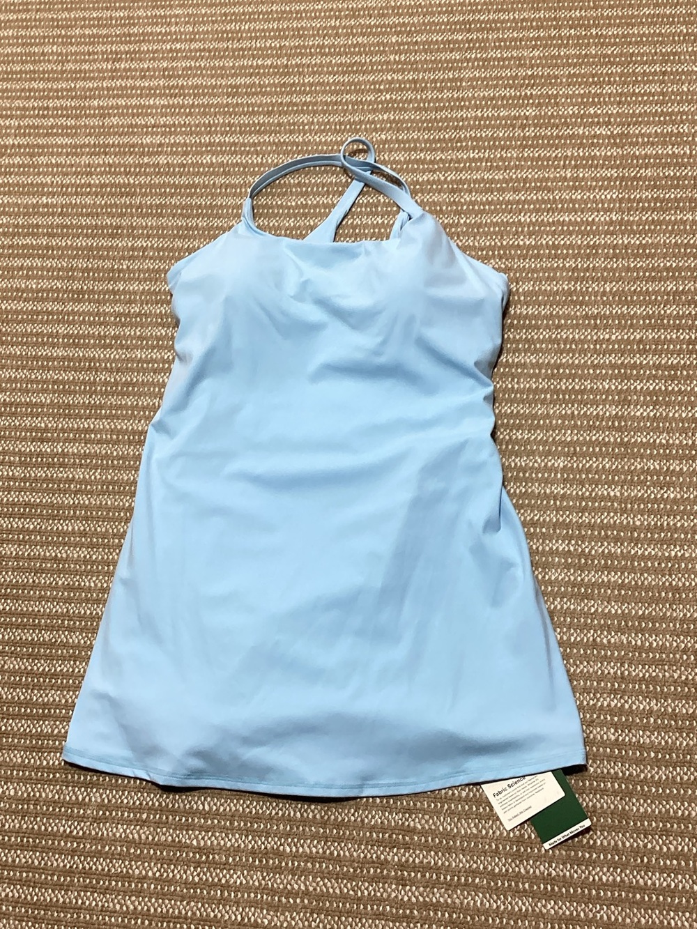 NWT HALARA Large Light Blue Romper Dress - Picture 5 of 14